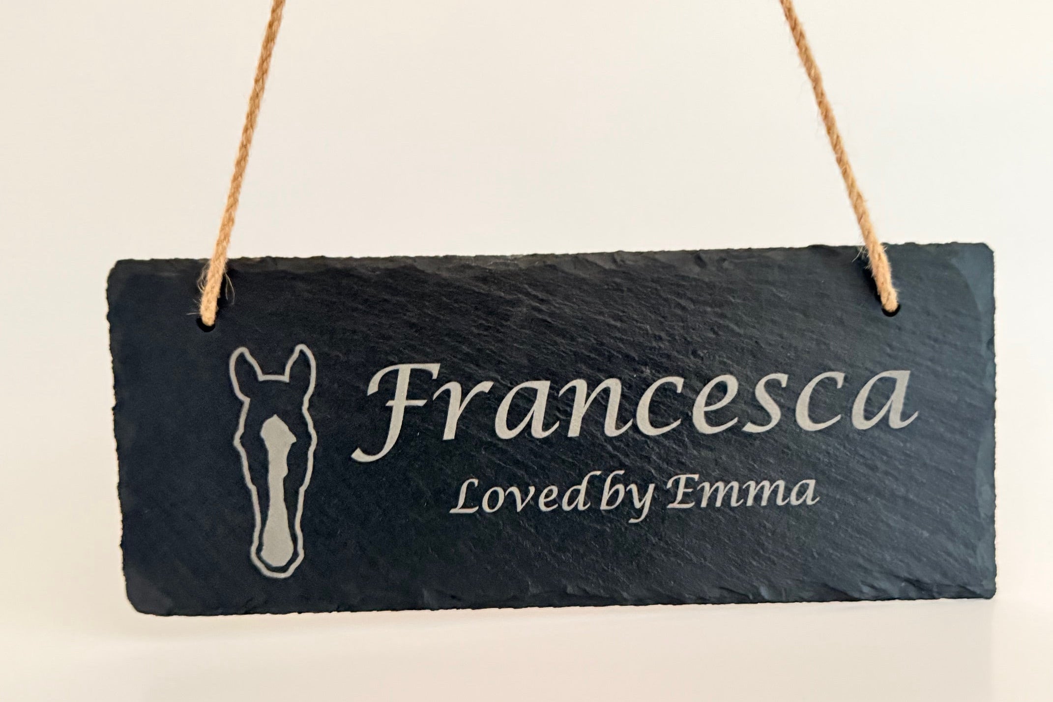 Slate Stall Sign - 9.84" x 3.94"